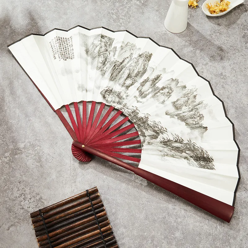 Pleasant Language Paper Folding Fan-17