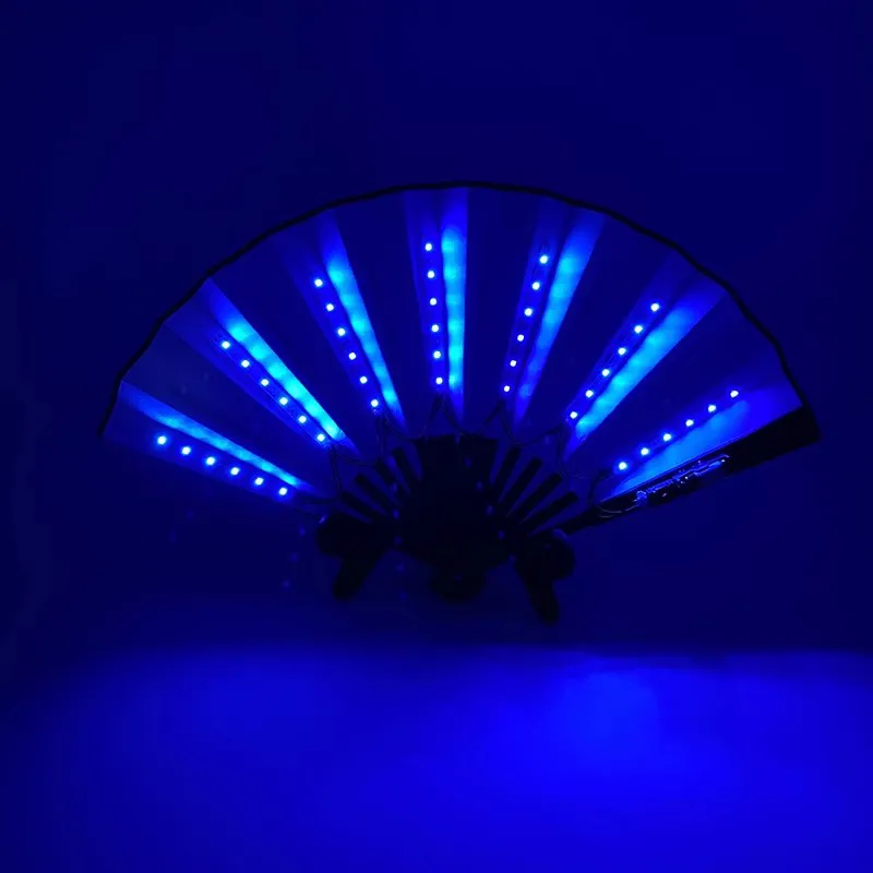 Pleasant Language Twill Damask And Silk Folding Fan-7