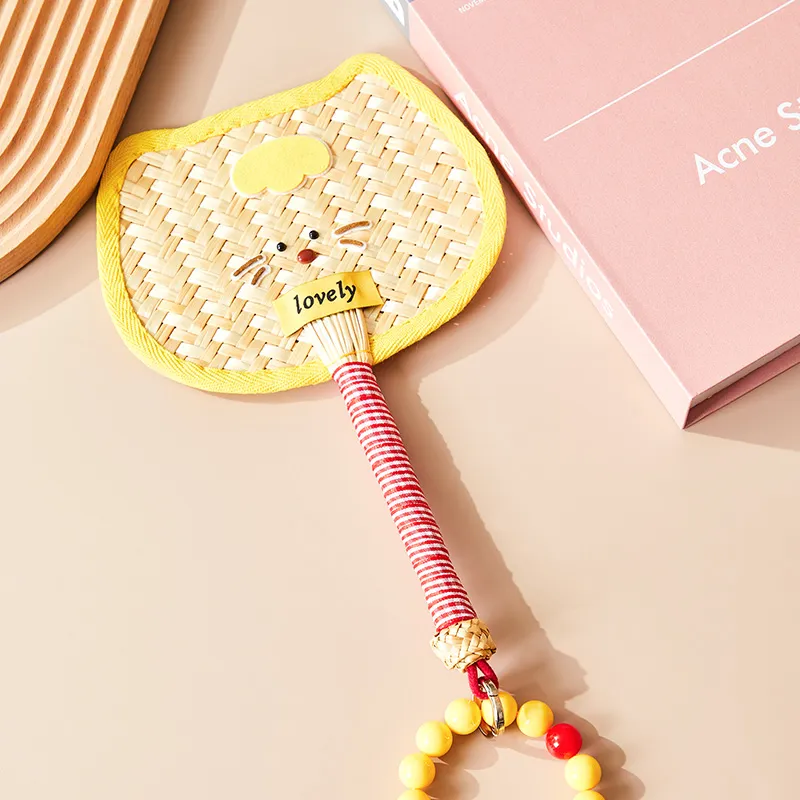 Pleasant Language Wheat Straw Fan-8