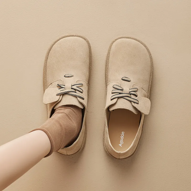 AGSDON Height Increasing Low-Top Casual Shoes Women's-11