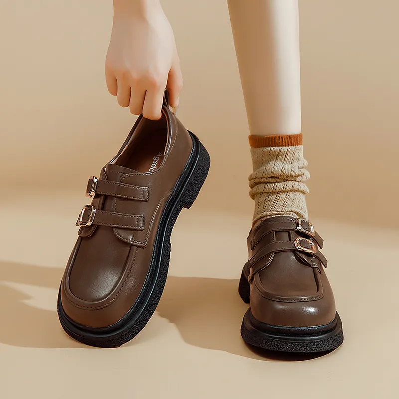 AGSDON Loafers Women's Black/Brown/Beige/Coffee-6