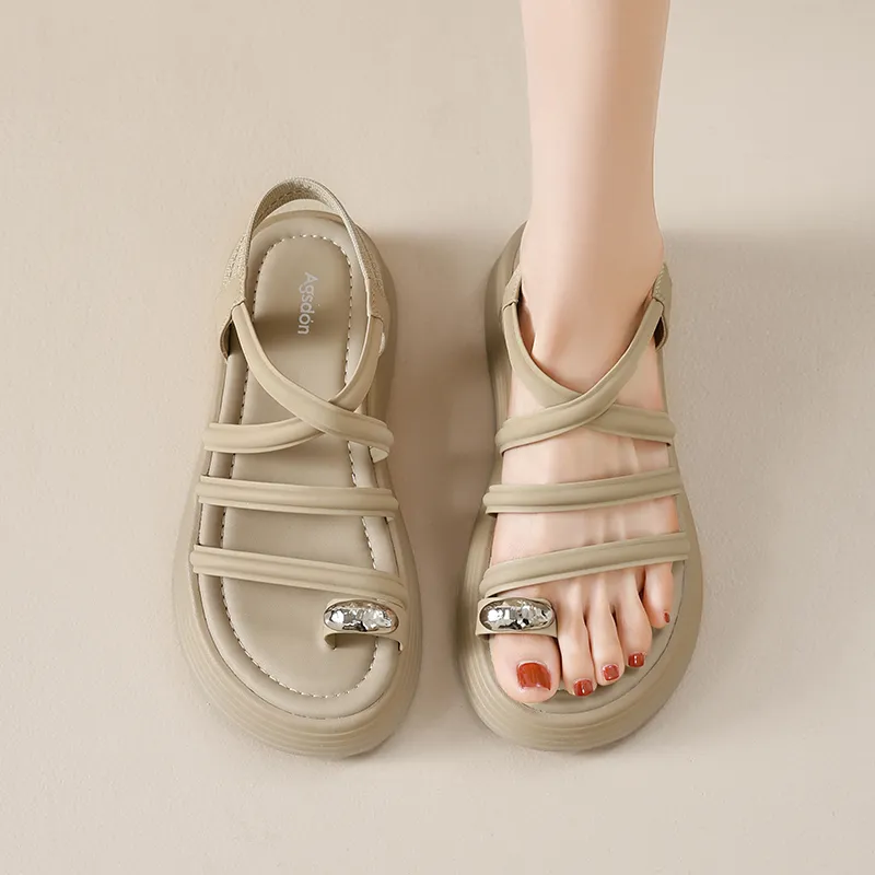 AGSDON Roman Sandals 4.5cm Women's-9