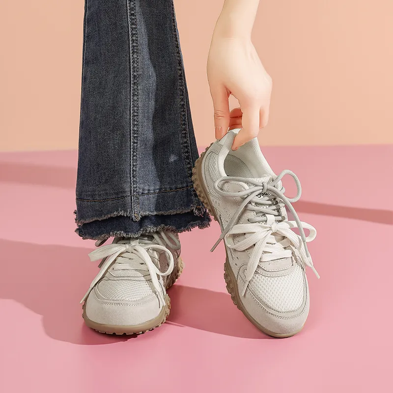 AGSDON Lightweight, Height Increasing, And Breathable Low Top Casual Shoes Women's-12