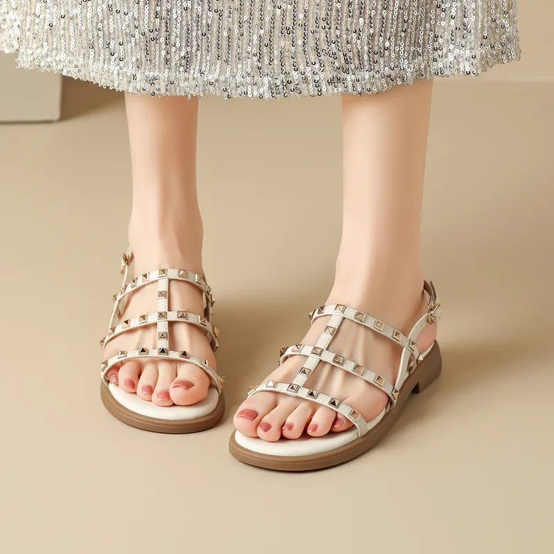 AGSDON One Strap Sandals Women's-2