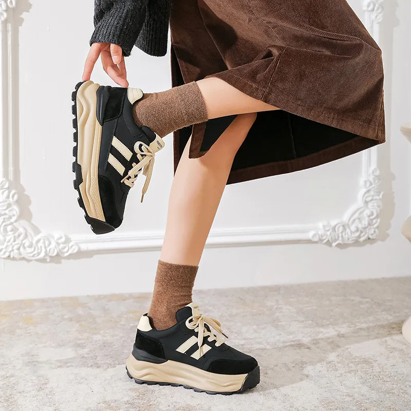 AGSDON Low-Top Chunky Sneakers 5.5cm Women's-14