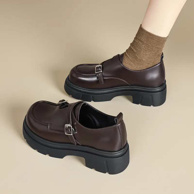 AGSDON Loafers Women's Black/Brown-13