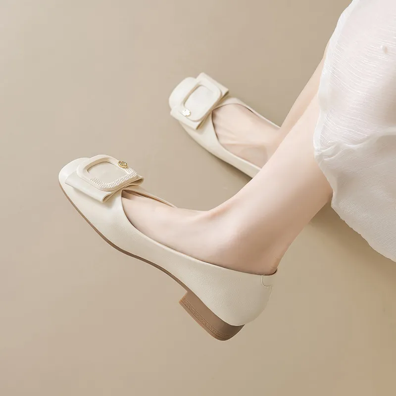 AGSDON Casual Single Shoes 2.5cm Women's-2