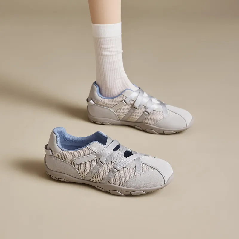 AGSDON Abrasion Resistant Low Top Casual Shoes 3cm Women's-17