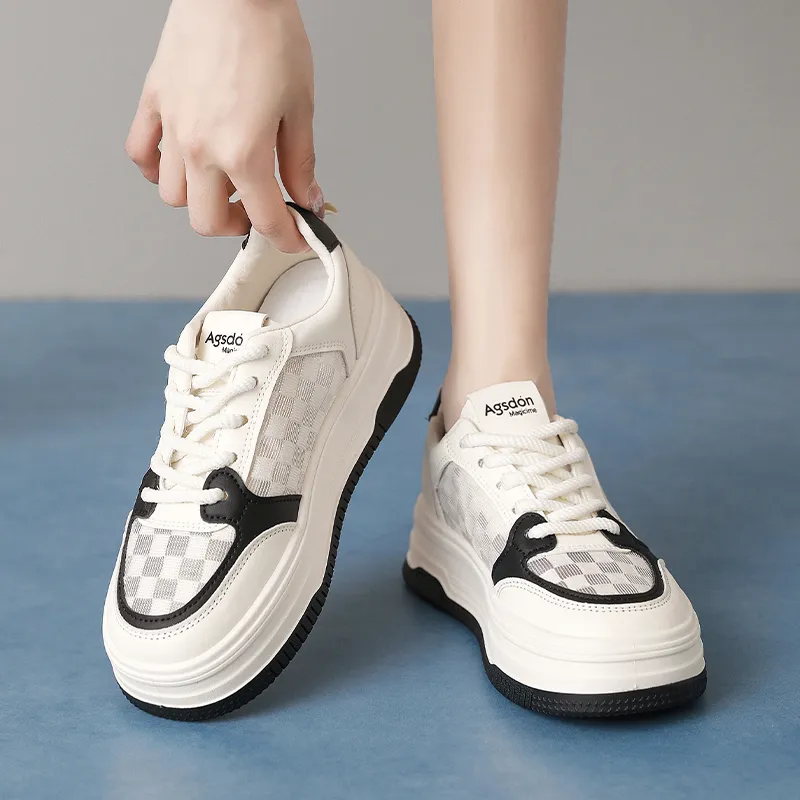 AGSDON Low-Top Skateboard Shoes Women's-9