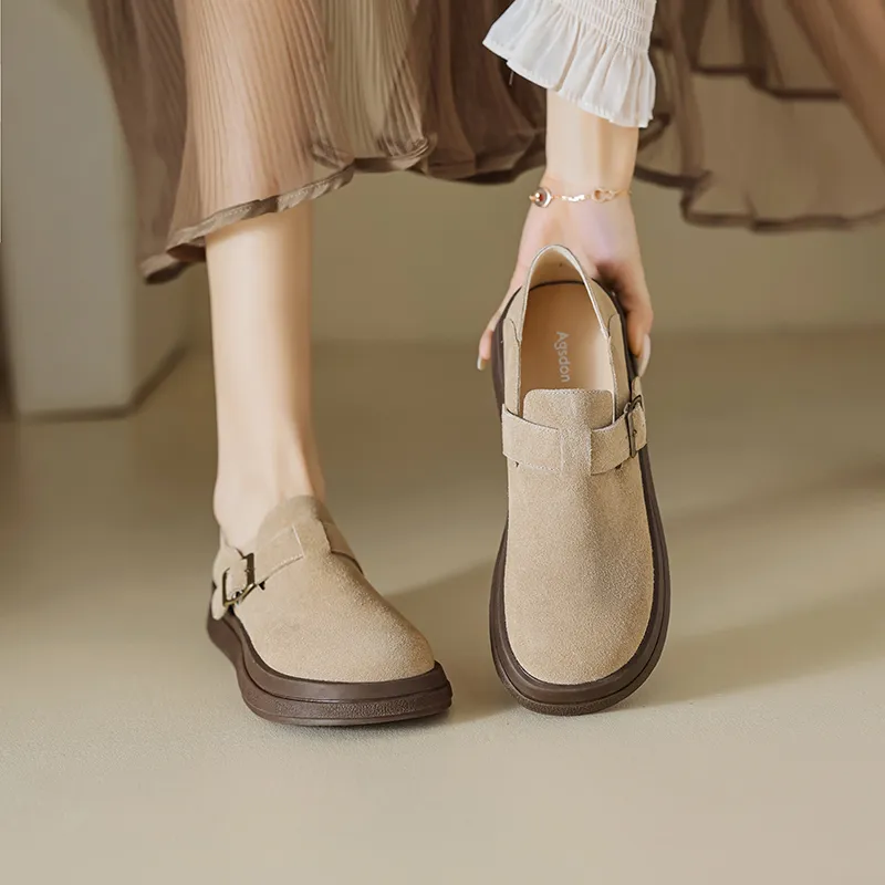 AGSDON Casual Single Shoes 3.5cm Women's-8