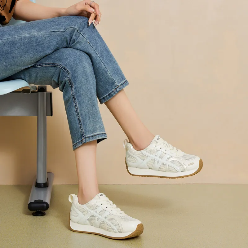 AGSDON Lightweight And Breathable Low Top Casual Shoes Women's-4
