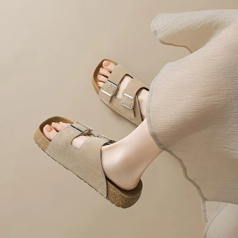 AGSDON Quiet Slide Slippers Women's-4