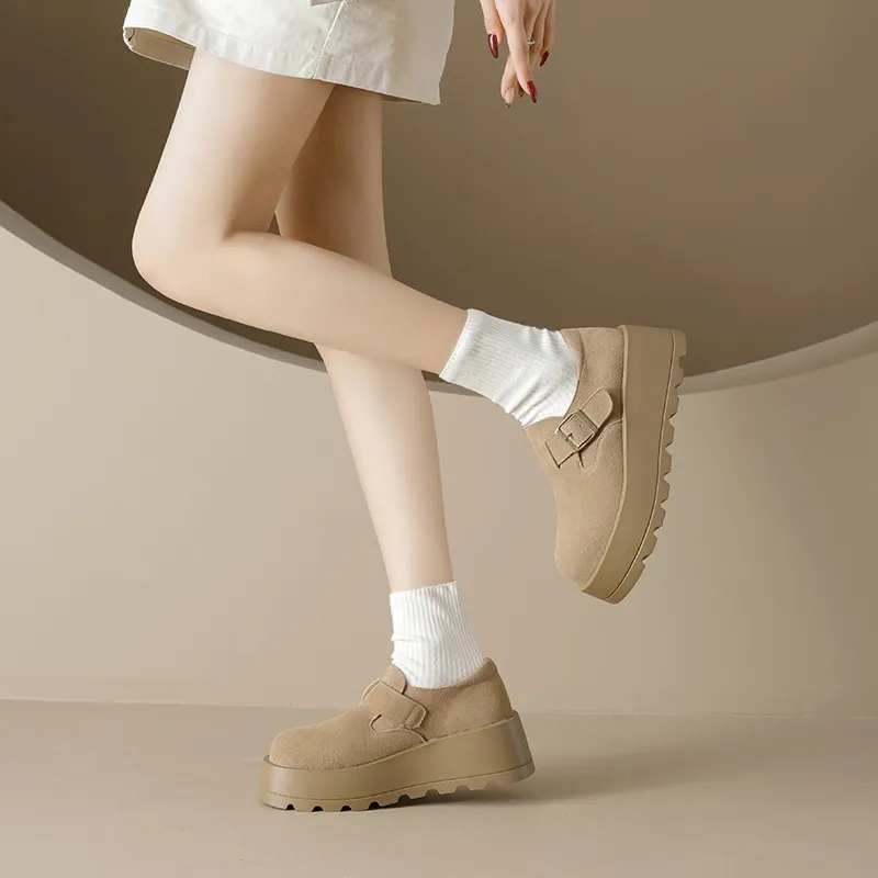 AGSDON Height Increasing Low-Top Casual Shoes Women's-2