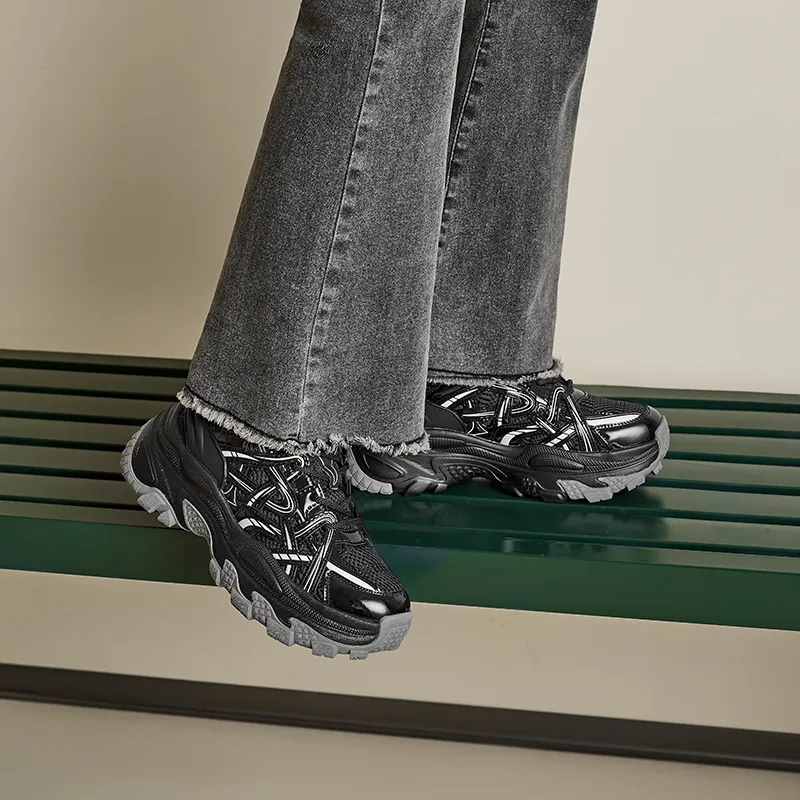 AGSDON Low Top Chunky Sneakers Women's-11