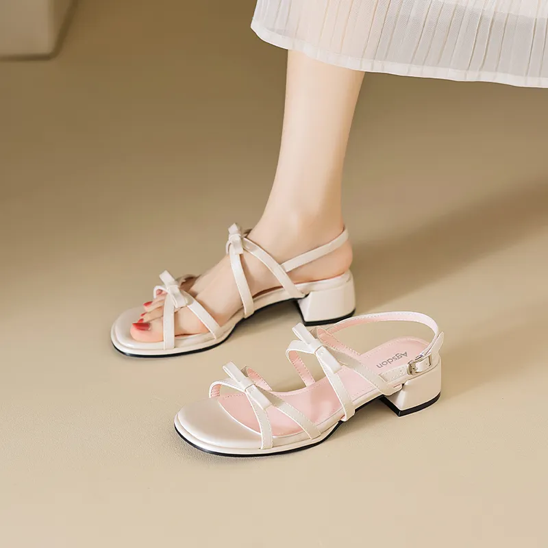 AGSDON Strap Sandals 4cm Women's-2