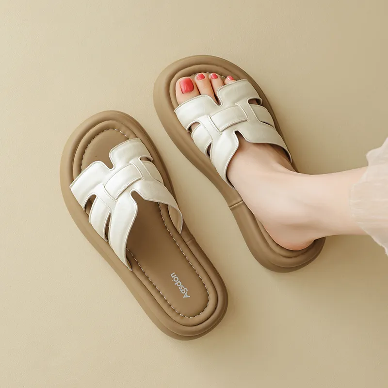 AGSDON Quiet Slide Slippers Women's-4
