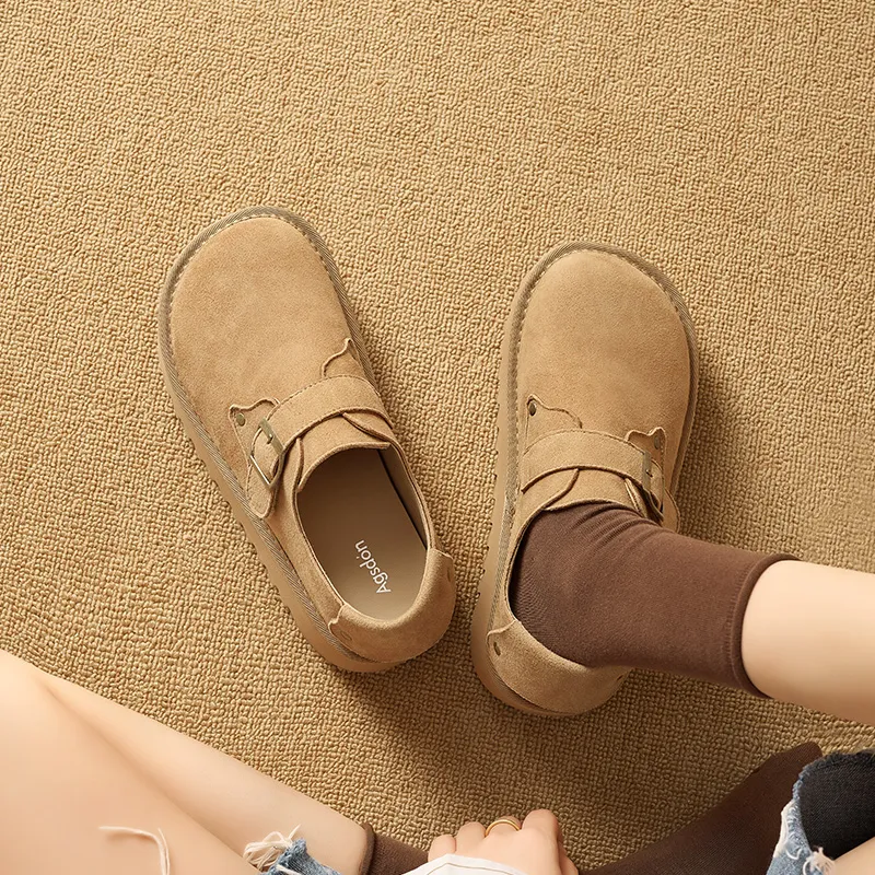 AGSDON Casual Single Shoes 4.5cm Women's-6