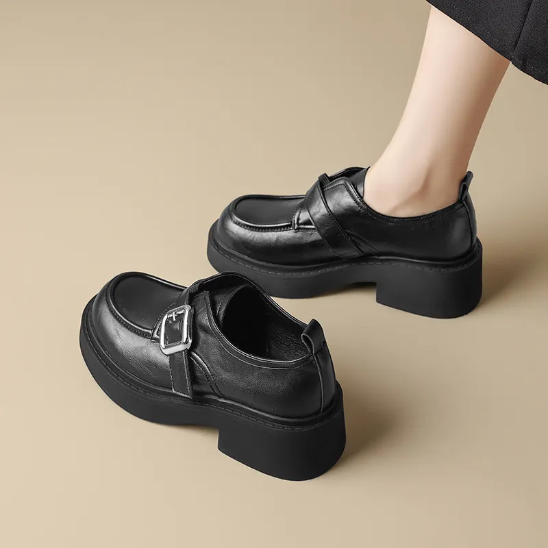 AGSDON Loafers Women's Brown/Black-5