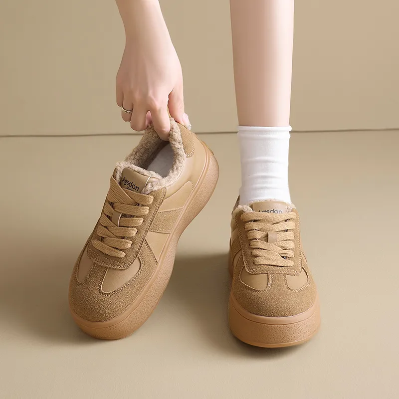 AGSDON Warm Low-Top Casual Shoes Women's-10