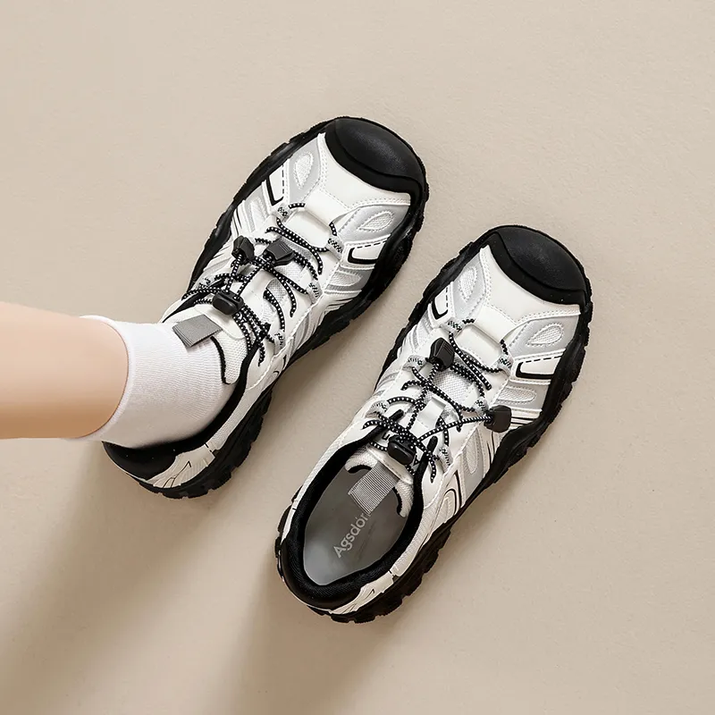 AGSDON Chunky Sneakers Women's Low Top-6