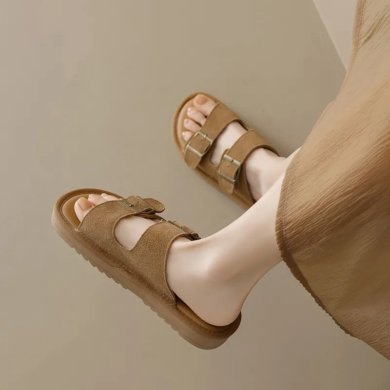 AGSDON Quiet Slide Slippers 2.5cm Women's-5