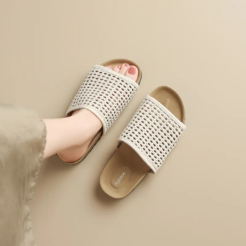 AGSDON Abrasion Resistant Slide Slippers Women's-5