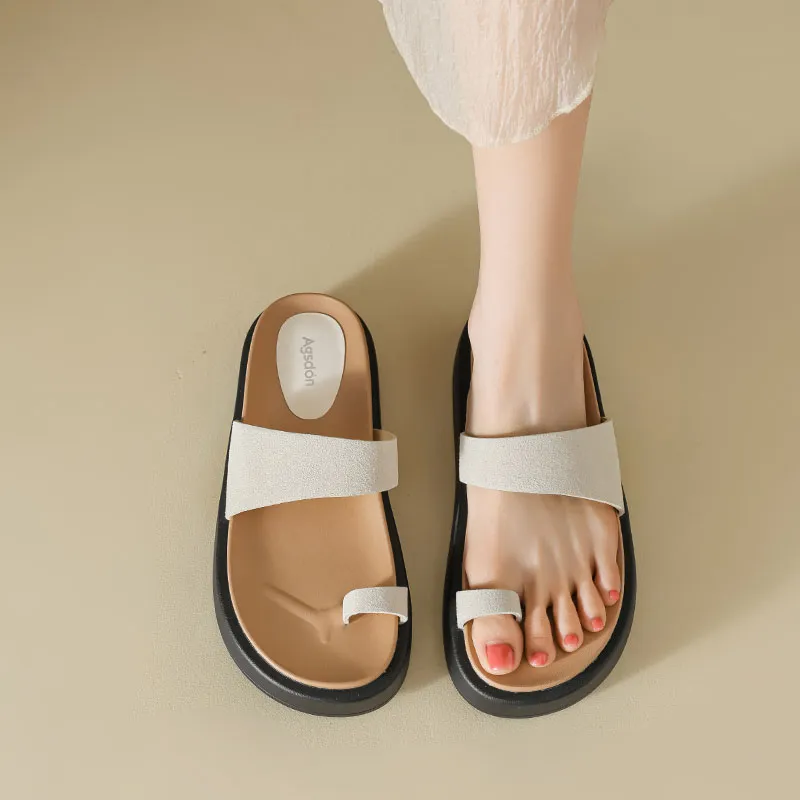 AGSDON Quiet Slide Slippers Women's-5