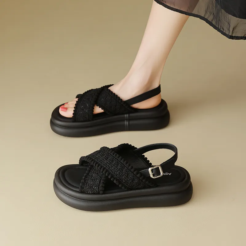 AGSDON One Strap Sandals 4.5cm Women's-14