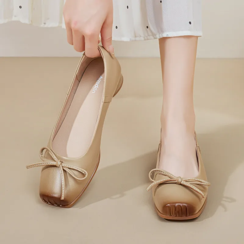 AGSDON Casual Single Shoes 2cm Women's-10