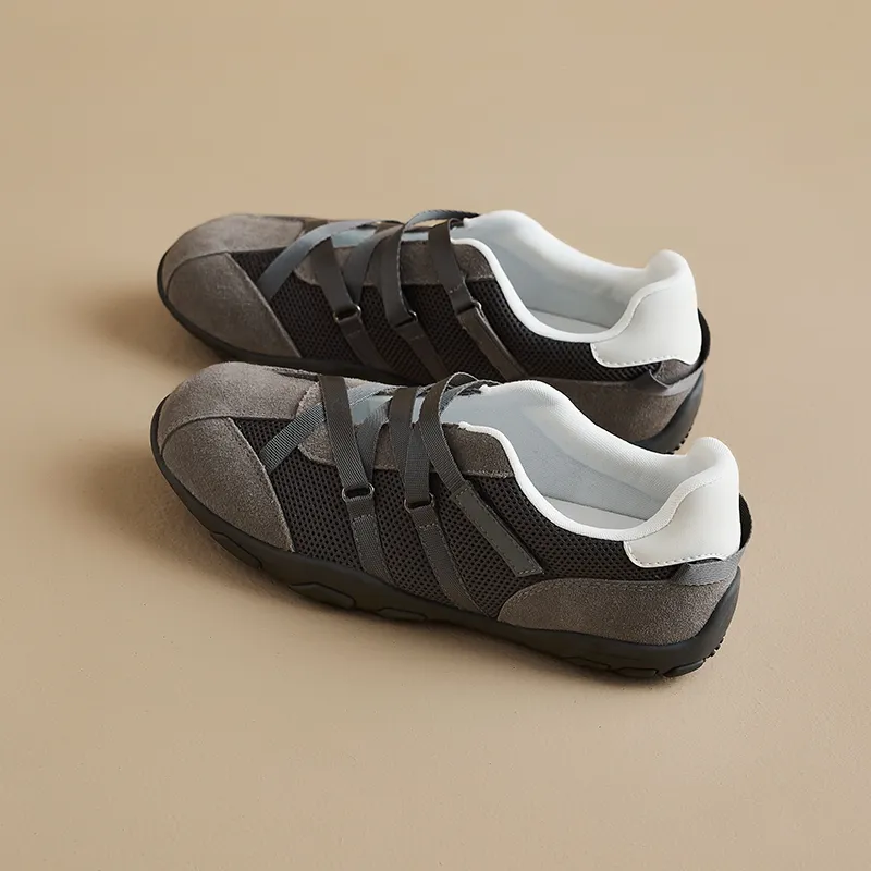 AGSDON Abrasion Resistant Low Top Casual Shoes 3cm Women's-6
