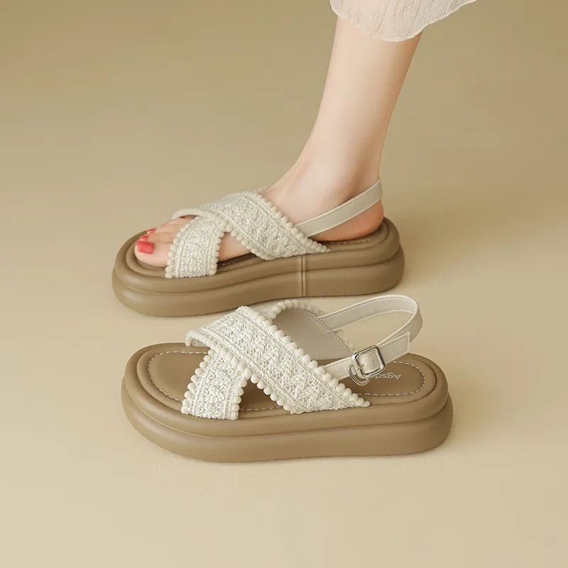 AGSDON One Strap Sandals 4.5cm Women's-3