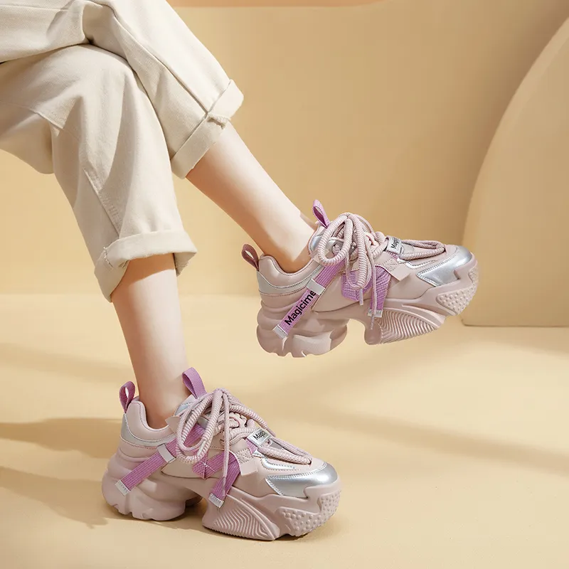 AGSDON Low-Top Chunky Sneakers 5.5cm Women's-5