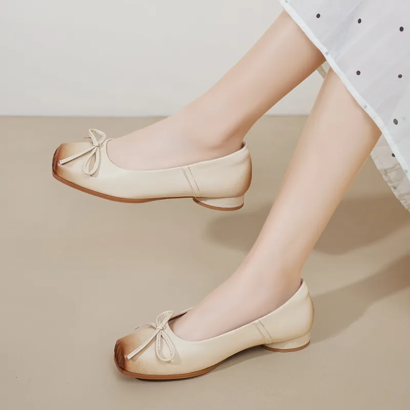 AGSDON Casual Single Shoes 2cm Women's-5