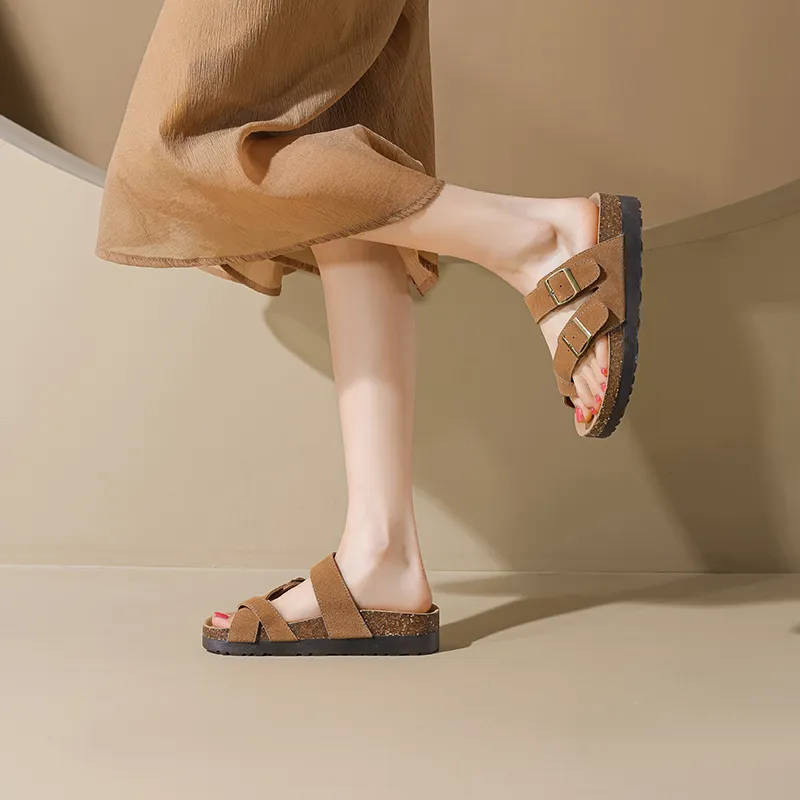 AGSDON Abrasion Resistant Slide Slippers Women's-8