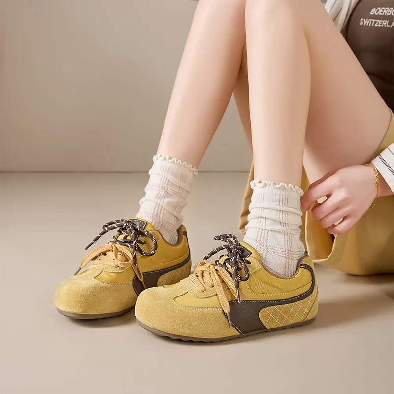 AGSDON Abrasion Resistant Low Top Casual Shoes 3cm Women's-16