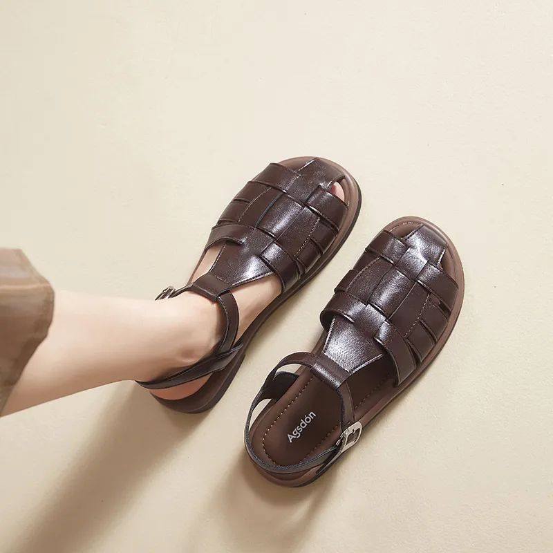 AGSDON Roman Sandals 2cm Women's-10