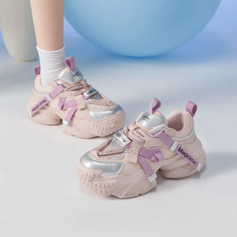 AGSDON Low-Top Chunky Sneakers 5.5cm Women's-16
