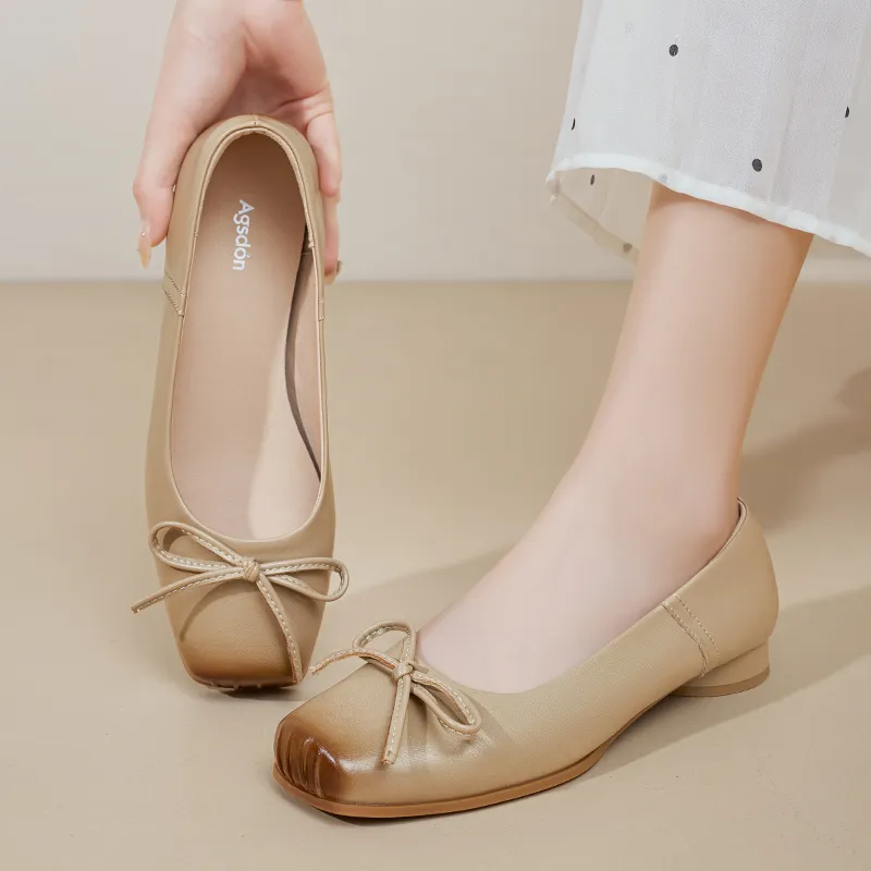 AGSDON Casual Single Shoes 2cm Women's-9