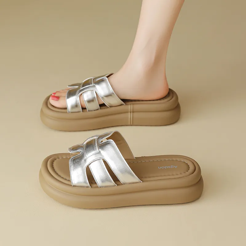 AGSDON Quiet Slide Slippers Women's-17