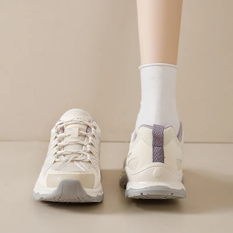 AGSDON Height Increasing Low Top Chunky Sneakers Women's-5