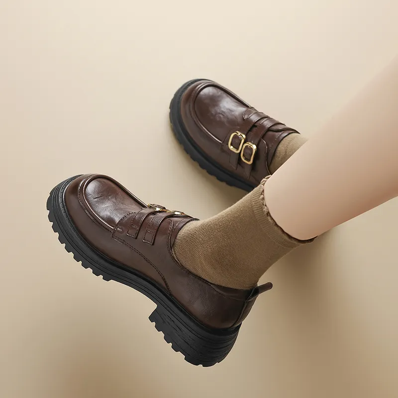 AGSDON Loafers Women's Black/Brown-11