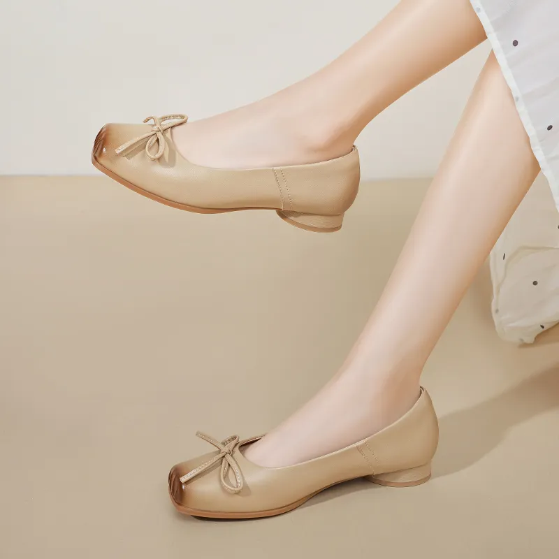 AGSDON Casual Single Shoes 2cm Women's-12