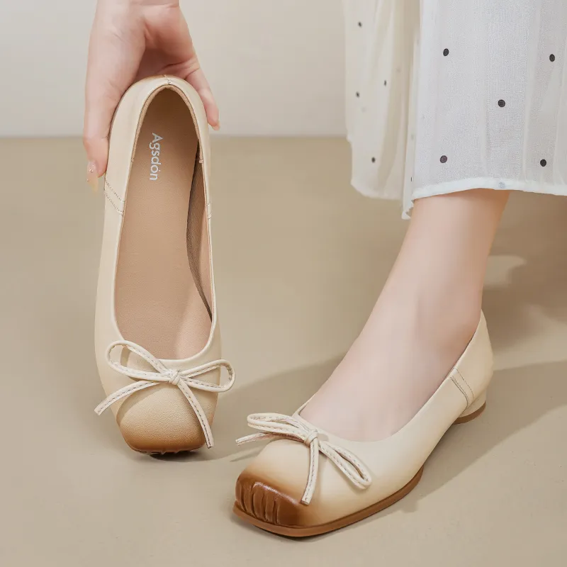AGSDON Casual Single Shoes 2cm Women's-3