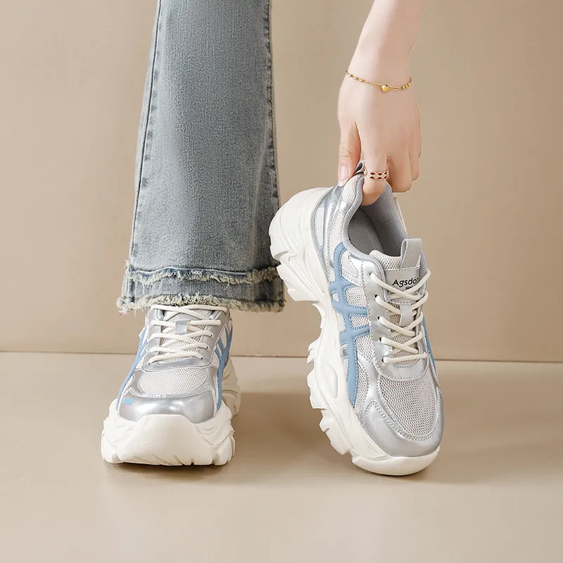 AGSDON Low Top Chunky Sneakers 6.5cm Women's-8