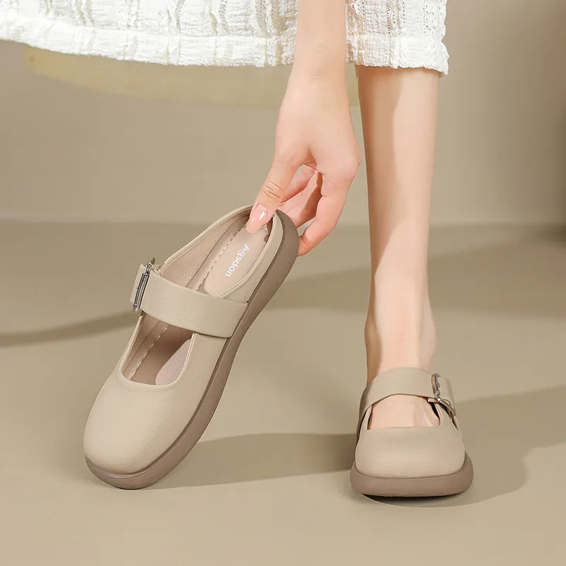 AGSDON Wrap toe Slippers Women's-8