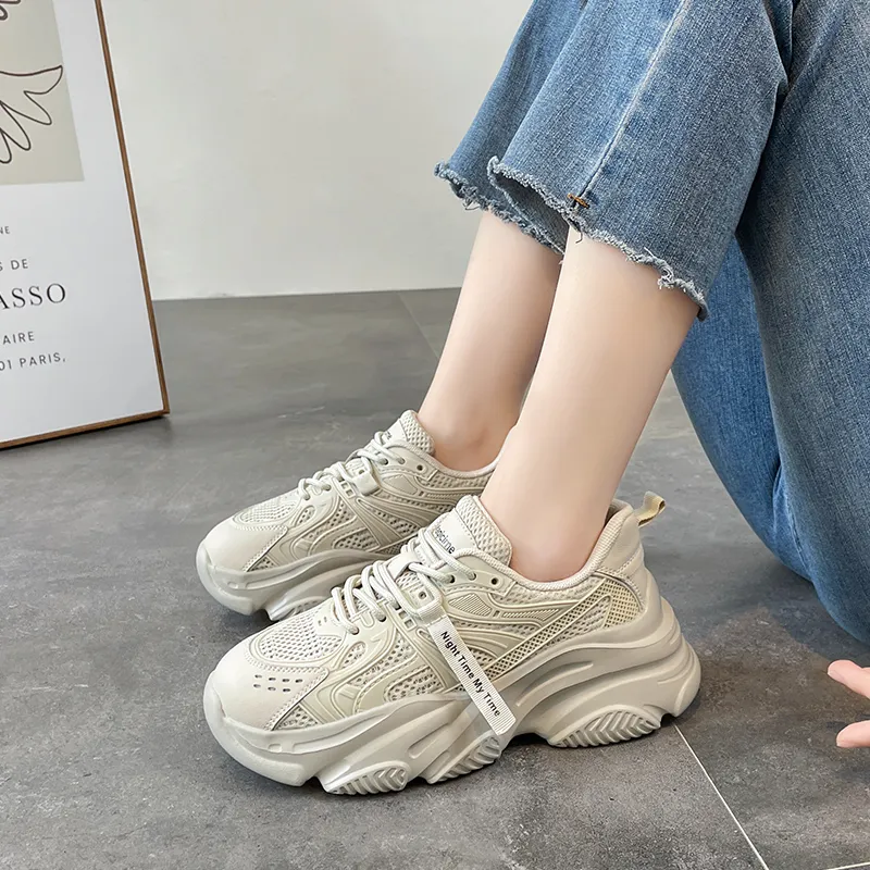 AGSDON Chunky Sneakers 5cm Women's-3