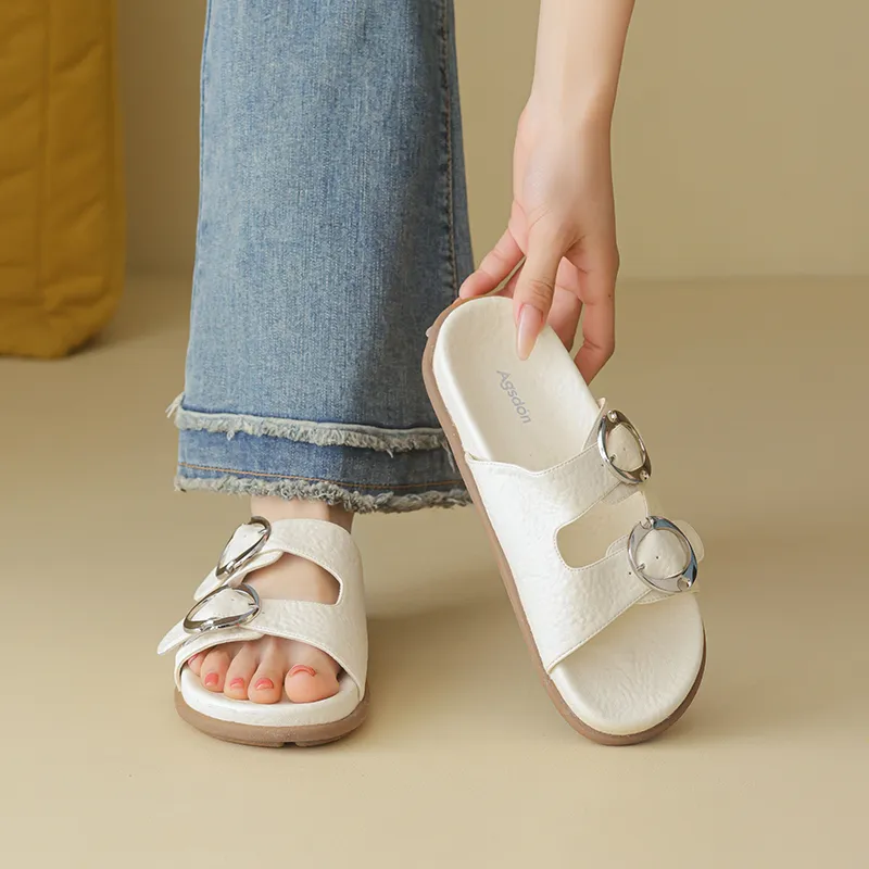 AGSDON Abrasion Resistant Slide Slippers Women's-4