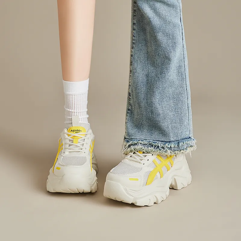 AGSDON Low Top Chunky Sneakers 6.5cm Women's-29