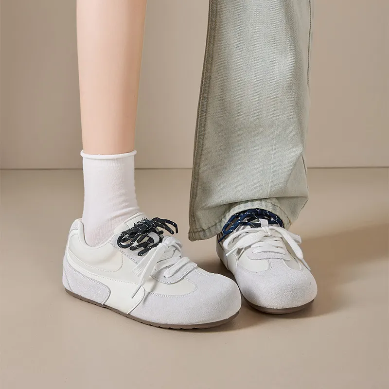AGSDON Abrasion Resistant Low Top Casual Shoes 3cm Women's-4