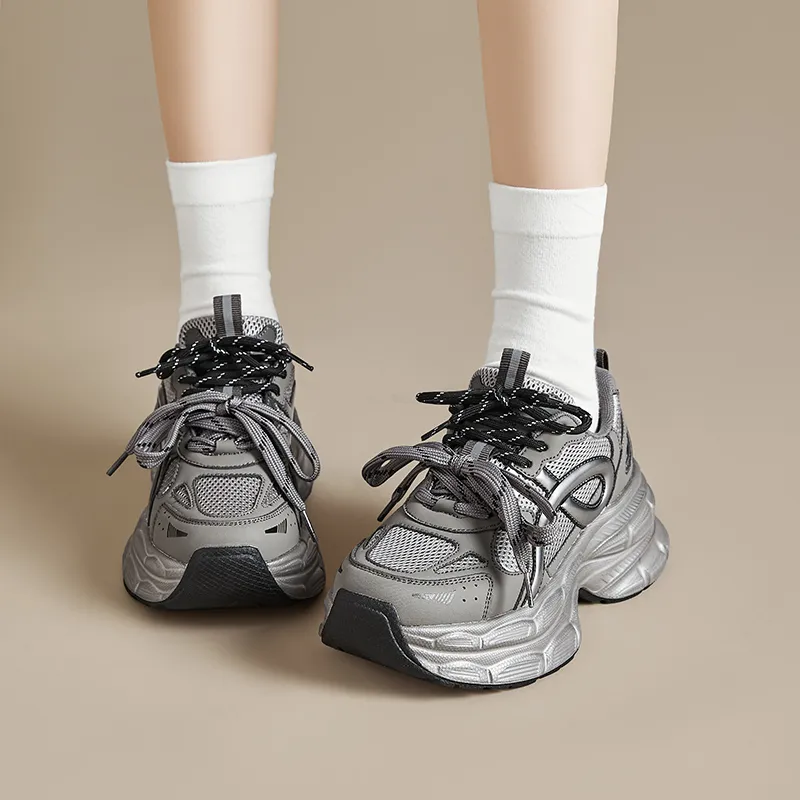 AGSDON Low Top Chunky Sneakers Women's-3